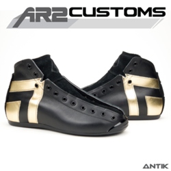 AR2 Custom Black Black Suede Gold Metallic